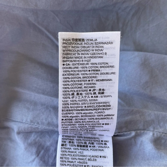 New! GAP Blue White Striped Flutter Sleeve Midi Wrap Dress - 22478 - Picture 14 of 16